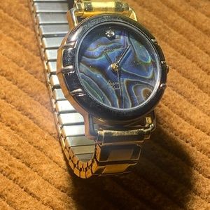 Funky Vintage lucoral diamond quartz watch